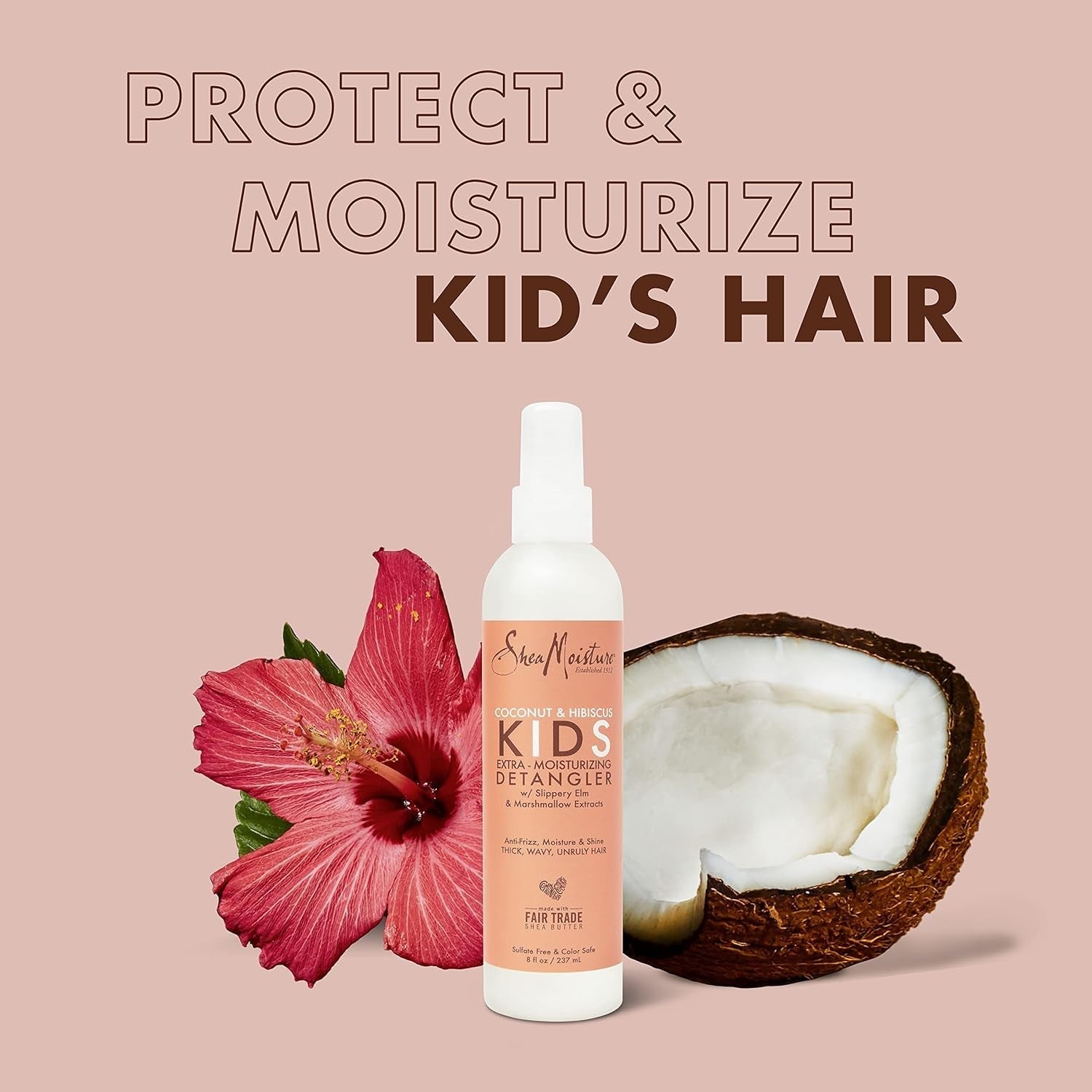 Barn Coconut & Hibiscus Extra Hydrating 237ml Hårborttagningsprodukter Naty Shop