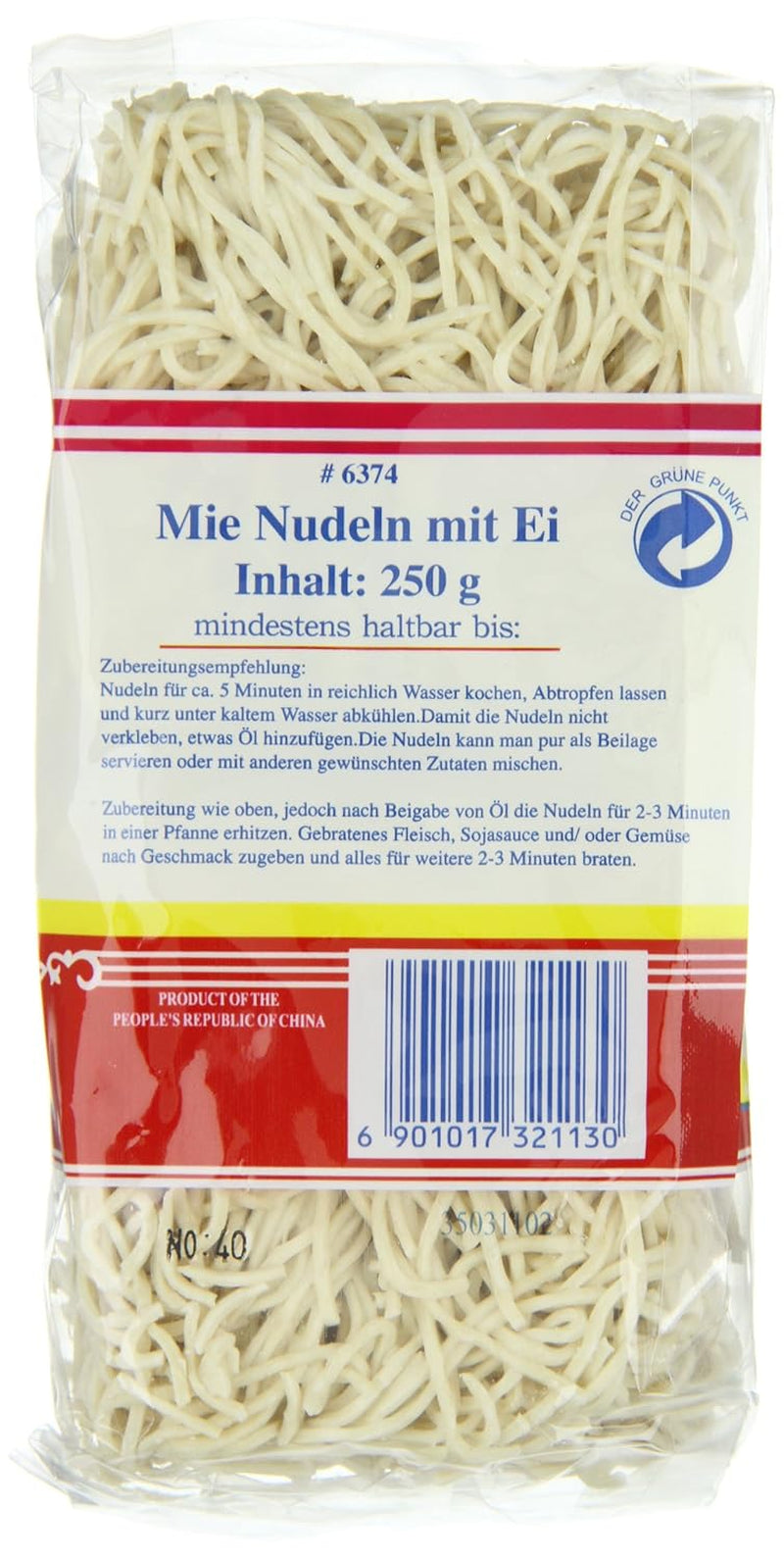 LONGLIFE - kinesiska nudlar, (1 x 250 g)