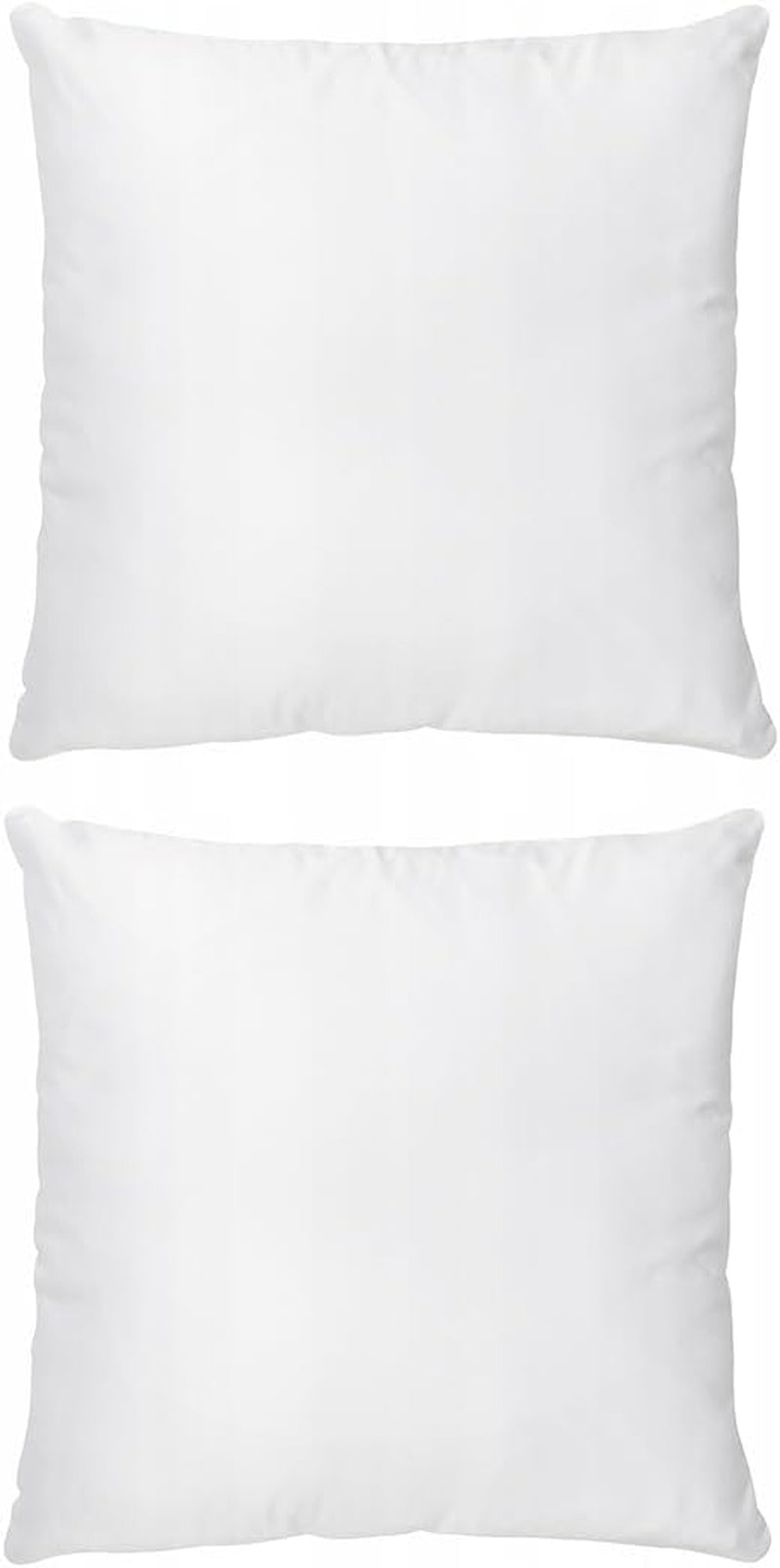 HOMLA Toby fyllningskuddar set om 2, 45X45cm, vit, premium polyester, formstabil och lätt att underhålla Naty Shop standardkuddar Standardtitel