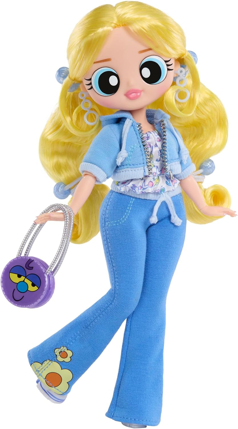 L.O.L. Överraskning! OMG The Powerpuff Girls Puppe - Bubbles - Enthält 1 Modepuppe, Inklusive Outfit och Accessoarer, 3 till Sammeln