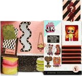LOL Överraskning! 570776E7CAZ JK Mini Fashion Doll - 15 överraskningar, kläder och accessoarer - Samlarföremål - Neon QT