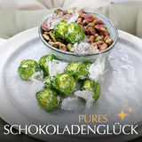 Lindt LINDOR Choklad med pistage | 1 kg återförslutningsbar påse | ca. 80 Mjölkchokladbollar med Smält-i-munnen pistagegräddefyllning | Bulkpaket, pralinpresent