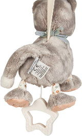 Sterntaler S cat Lilly speldosa - babyspeldosa av mjukt tyg - plyschleksak för barn att knyta - sömnhjälp har en lugnande effekt hemma och på språng, grå Toys Bebe Naty Shop