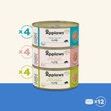 Applaws Natural Wet Cat Food Jelly Fish Selection (Förpackning med 12 x 70 g)