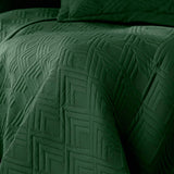 Ameliahome Överkast 170X210 Cm Dubbelsidigt överkast Ultrasonic Quilting Polyester Ophelia Mörkgröna sängar och filtar Besuche den AmeliaHome-Store