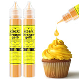 Gel matfärg - HXDZFX 2×30ml, sockerfri matfärg, högkoncentrerad, för dekoration av kakor, vit fondant, makroner, kakor, bakning, påskägg, slem (druvor lila)