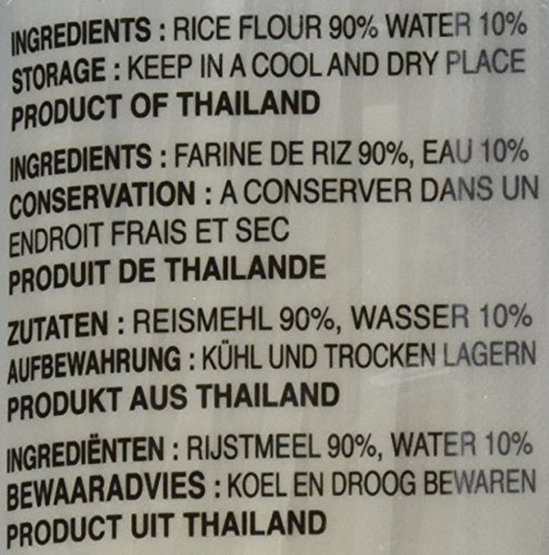 Cock Rice Nudlar, 3 mm, klass 1 (1 förpackning x 375 g)
