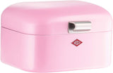 Wesco 235 001 Mini Grandy brödkorg 17 x 18 x 12 cm (L/B/H) rosa, rostfritt stål Matförvaringslådor Naty Shop Pink