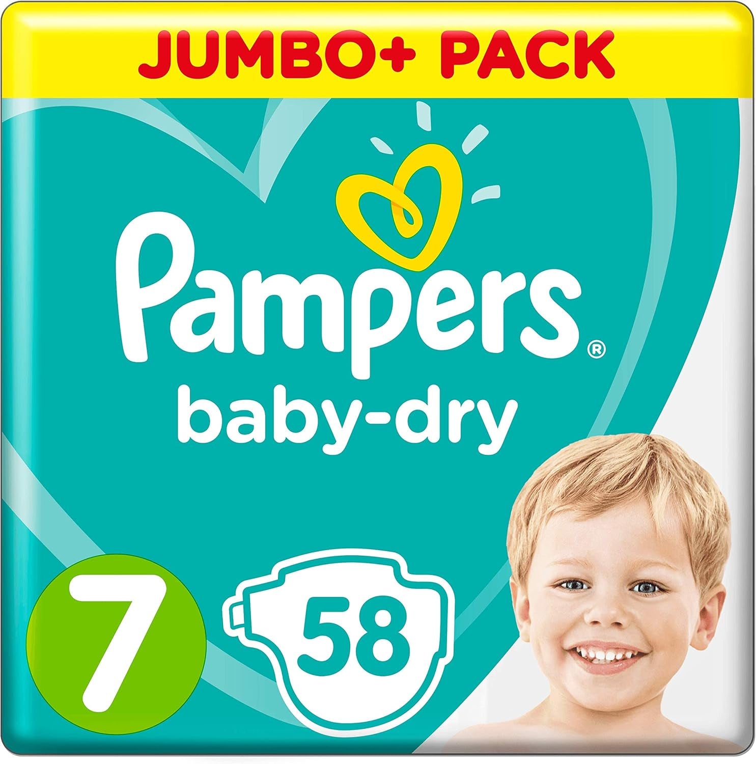 Blöjor Pampers 81657566 Baby-Dry Byxor, vit