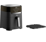 Tefal Easy Fry Max EY2458, 5 liter, Hot Air Fryer, 10 automatiska matlagningsprogram, digital pekskärm Vitvaror Naty Shop Black Single - Utan fönster 4,2L