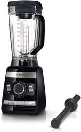 Bosch Standmixer Vitaboost MMBH6P6BDE, 6-Klingen-Edelstahlmesser, 2,5L Tritan-Mixbehälter, Stopfer, 6 Automatikprogram, Rezeptbuch, Bpa-Frei, Einfache Reinigung, 45 000 U/Min, 1600 W, Schwarz Bucatarie Schwarz Bucatarie Deutsches Naty Rezept Single Shop