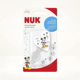NUK nappkedja och klämma | för nappringar | Robust och motståndskraftig mot brott | Disney Musse Pigg