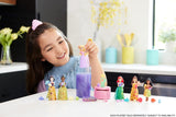 Mattel Disney Princess Royal Color Reveal liten docka med 6 överraskningar, inklusive doftring och 4 tillbehör (dockor kan variera), Garden Party Series HRN63