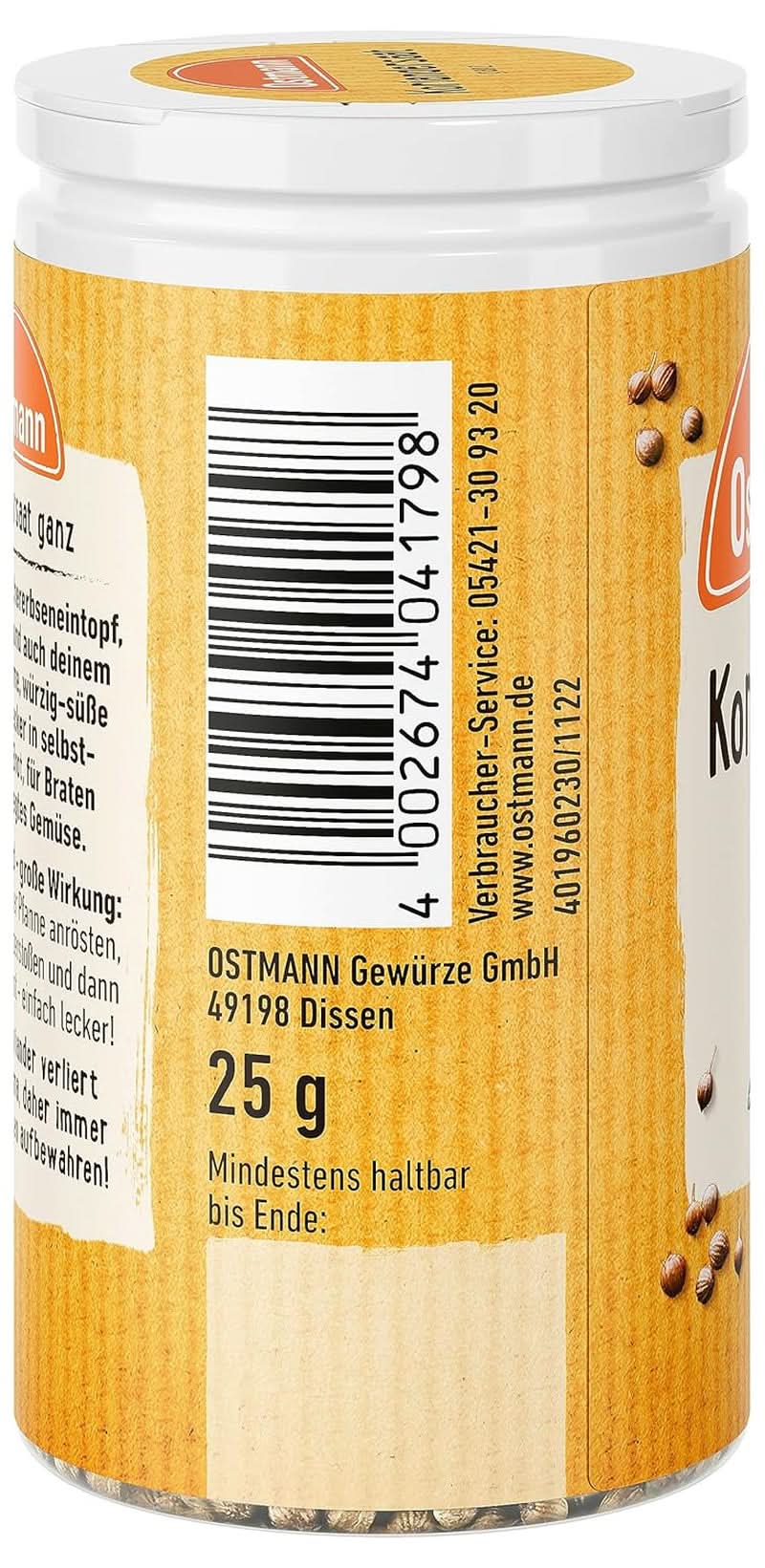 Hela korianderfrön (förpackningens utformning kan variera) Naty Shop Spices