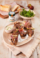 Fuchs Gewürze - Senfkörner gemahlen - für die Zubereitung von Rubs, zum Verfeinern von Suppen und Saucen - naturliga ingredienser - 45 g i wiederverwendbarer, recyclebarer Dos