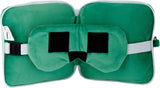 Puckator Relaxeazzz Minecraft Creeper Plysch resekudde och ögonmask Nackstöd Sovkudde Nackkudde Resekudde Sovmask Barn och vuxna för resor Bil Tåg Flygplan Tillbehör Resekuddar Naty Shop