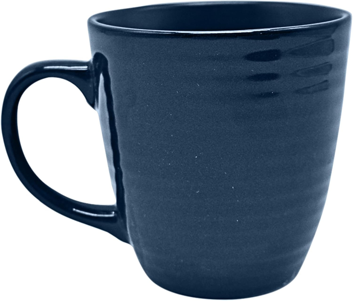 ECHTWERK "Alicia" 16 delar vintage kombinerat servisset Modern design för 4 personer Elegant mörkblått stengods servisset med 4 tallrikar 4 sidotallrikar 4 skålar 4 tekoppar