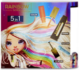 Rainbow High Hair Studio - Exklusivt Amaya Raine Doll Lekset med långt hår för styling - Inkluderar tvättbar hårkrita, hårborste, tillbehör - Present för barn från 6 år och uppåt