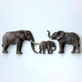 Katy Sue, Silicone Mold Family of Elephants Kitchen Naty Shop