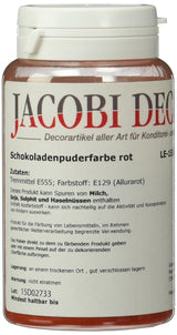 Cake Company Fat Soluble Powder Red Dye (1 x 25g) | Idealisk för att färga mat Metallisk effekt