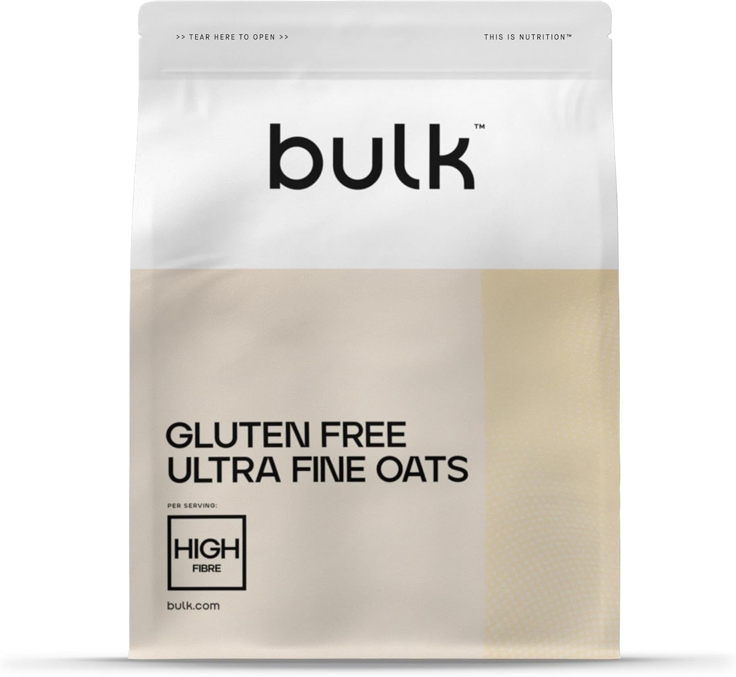 Ultrafin havregryn, glutenfri, bulk, 1 kg, förpackning kan variera