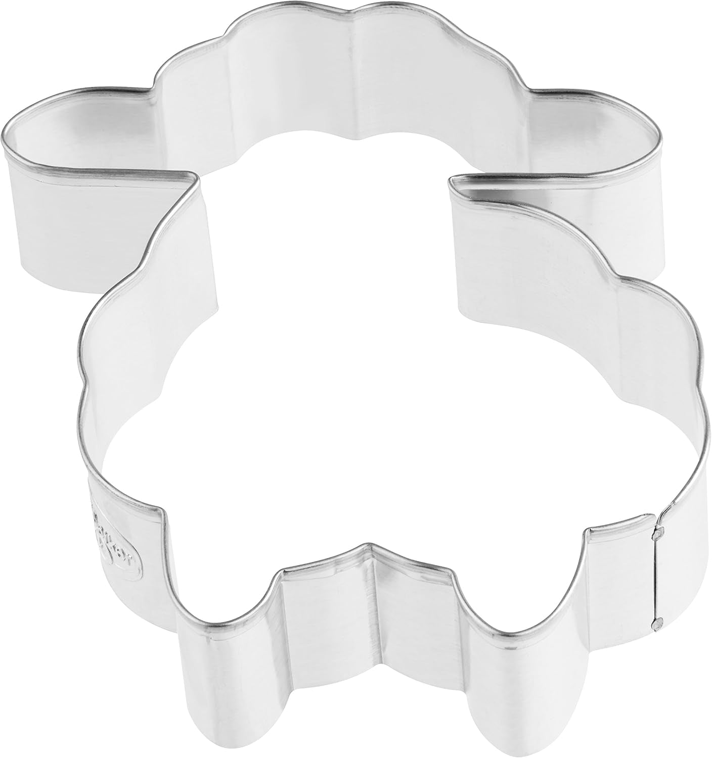 Dr. Oetker Big Sheep Biscuit Form, Golden Easter Series Biscuit and Cookie Form (Färg: Silver), Antal: 1 st.