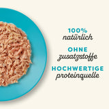 Applaws 100 % naturligt våtmat för kattmat tonfiskfiléer i buljong - förpackning med 12 påsar à 70 g