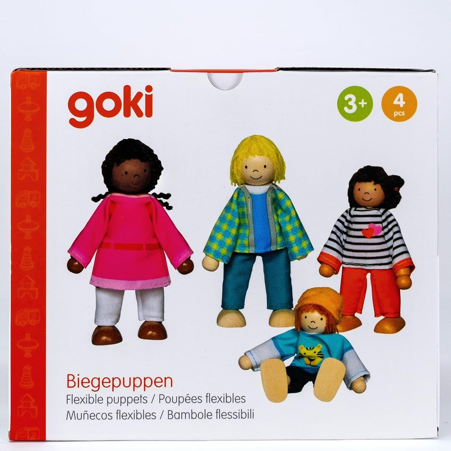 51463 - Flexibla dockor Interkulturell familj