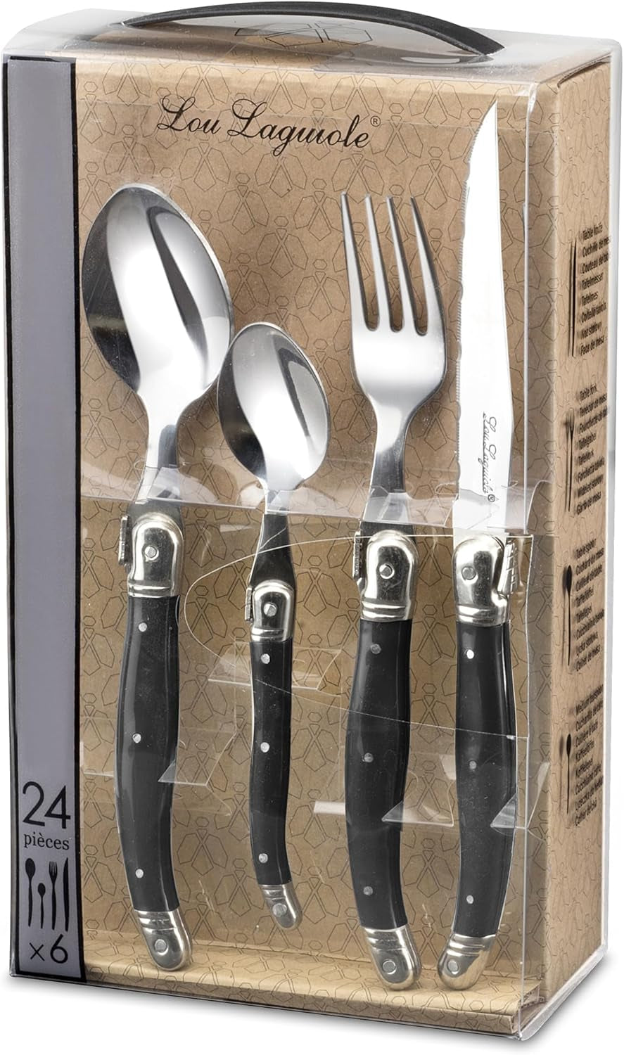 LOU LAGUIOLE TRADITION Steak bestick set 24 delar Kitchen Naty Shop