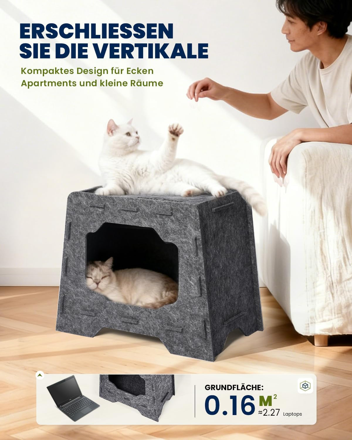 Filtar och möbler, husdjur, grottor och hus, katter, kattsängar, katter - sängar, madrasser