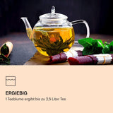 Feelino Elegant 6-delad blandad låda - Feelino vita teblommor i en underbar smak- och presentask med 6 olika vita terosor, individuellt vakuumförpackade, 1 st förpackning