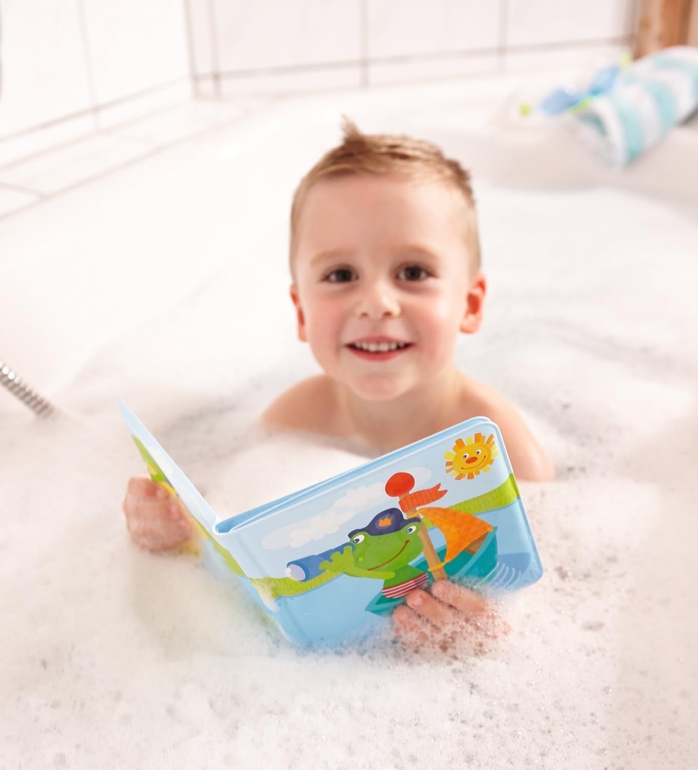 HABA 302634 Captain Frog 2 badbok, leksak för småbarn Babyleksaker Naty Shop
