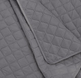 Amazon Basics överdimensionerad täcke med relief, 170 X 210 cm, mörkgrå diamantmönster Sängar och filtar Besuche den Amazon Basics-Store