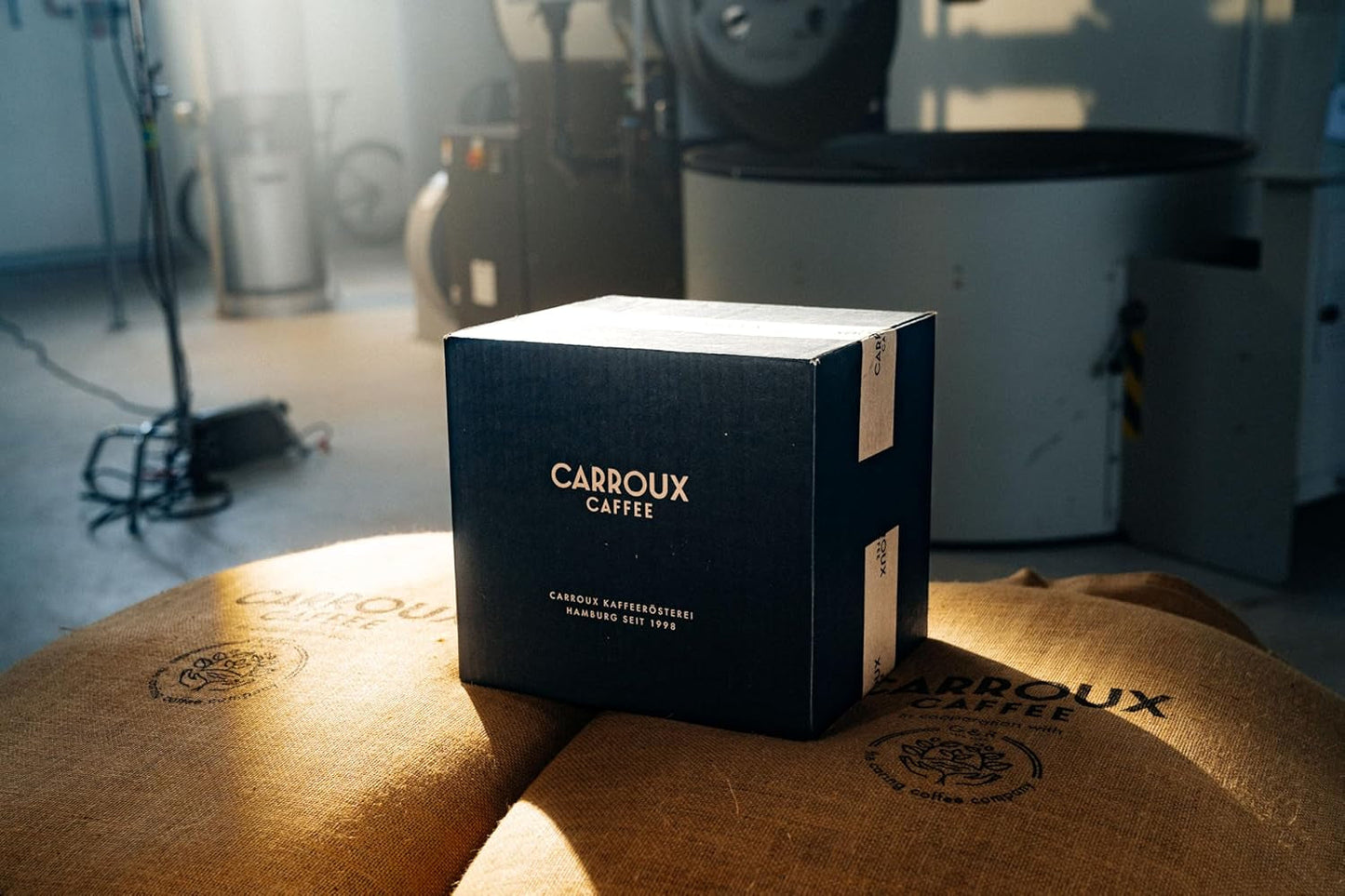 CARROUX Crema hela kaffebönor (6 x 500g) - Premium kaffebönor från Hamburg - Nyrostade traditionellt