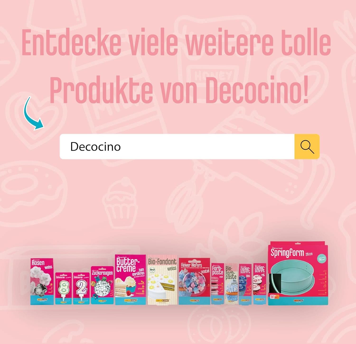 DECOCINO Organic Sprinkle Pearls - 60 gram - Ekologiska dextros strössels Sprinkles Naty Shop
