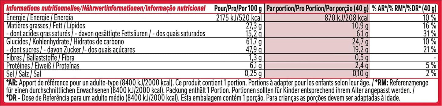 Nestlé Chunky Funky, krispig rån i mjölkchoklad, 24 st (24 x 40 g)