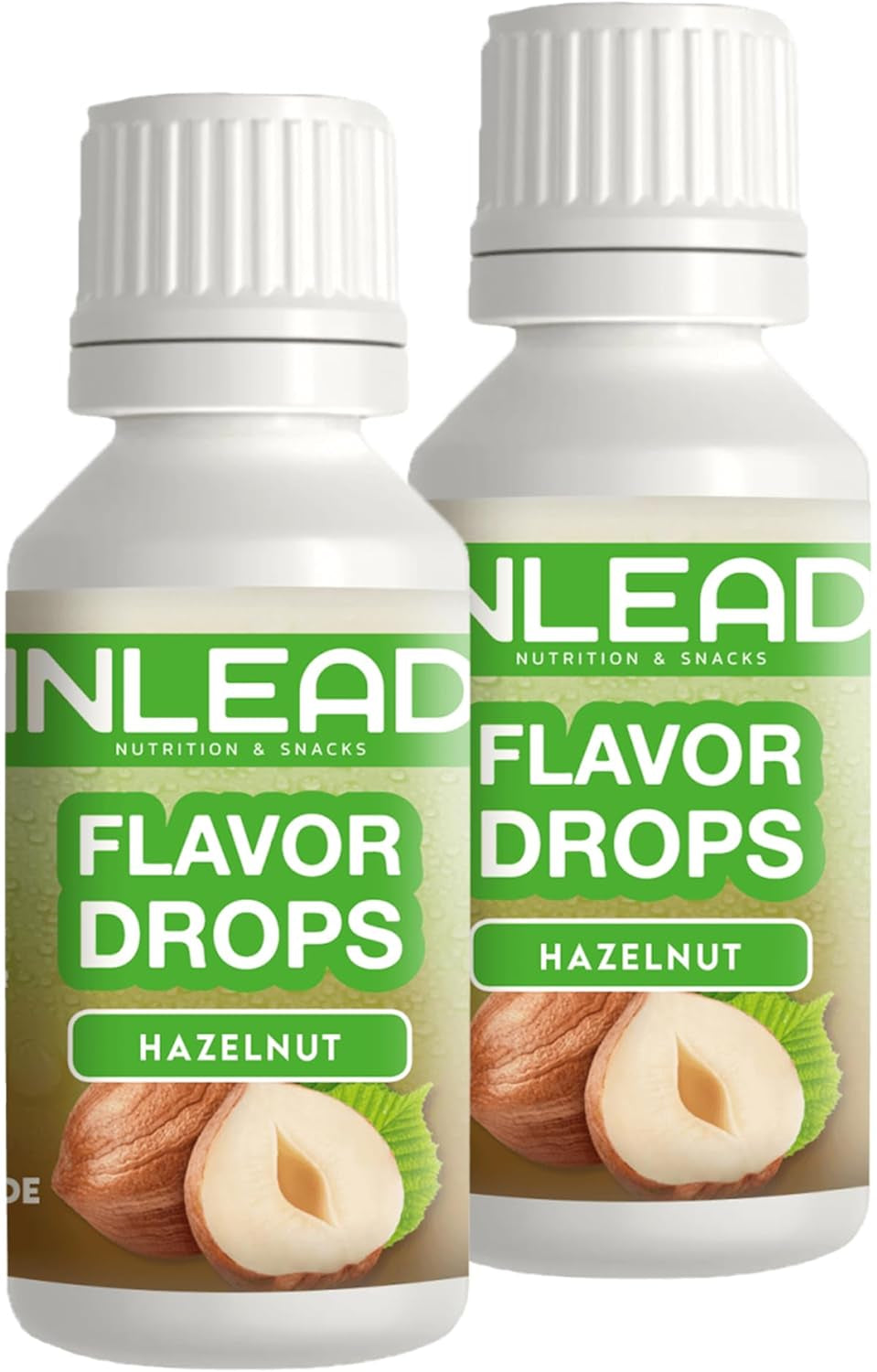 - smakdroppar | Sockerfri och kalorifri smak för sötningsmedel Naty Shop 2X 30Ml hasselnöt - Haselnuss