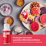 Color Mill Liquid Food Coloring Set - 5 x 20 ml oljebaserad (svart, varm rosa, lila, röd och blå) - UV-beständig - Perfekt för bakning och som topping för tårtor, muffins och tårtdekorationer