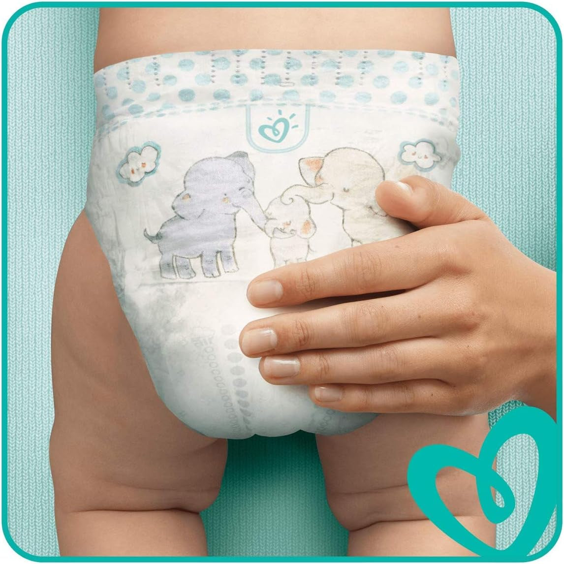 Blöjor Pampers 81657566 Baby-Dry Byxor, vit