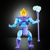 Masters of the Universe Origins-leksak, skelettfigur från den tecknade samlingen, skurk stående ca. 14 cm med rustning, stav, svärd och 2 masker, HYD24 Actionfigurer Naty Shop