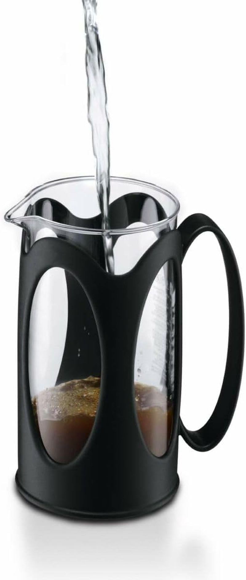 Bodum Kenya kaffebryggare - 1L / 8 koppar - Manuell fransk press Borosilikatglas och rostfritt stål - Tål diskmaskin - Tillverkad i Portugal
