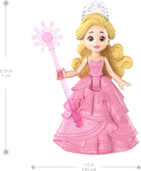 Mattel Universal Pictures Evil Glinda Floating Bubble, Familiar Movie Inspired Glinda Mini Doll and Vehicle Playset, JFM25, [Multicolor]