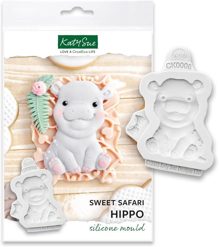 Katy Sue, Sweet Safari Silikongjutning, Naty Shop Kitchen Hipopotam