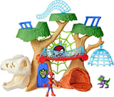 Marvel Spidey och hans supervänner Dino Treehouse Superhjälte Playset Actionfigurer Naty Shop Standardtitel