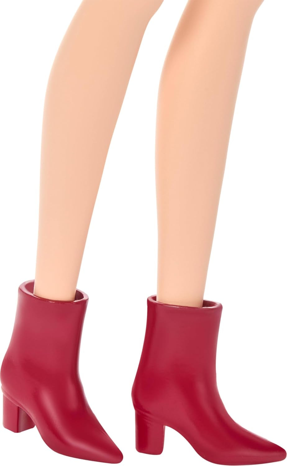 Barbie Fashionistas docka nr. 246 i en rosa axelbandslös leopardmönstrad klänning med svart hår och accessoarer som ett rosetthalsband och stövlar, JJN59