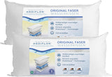 Mediflow 5201 Original vattenkudde i tvåpack 40X80 cm Vit 2 delar (1 förpackning) Naty Shop Standardkuddar Standardtitel