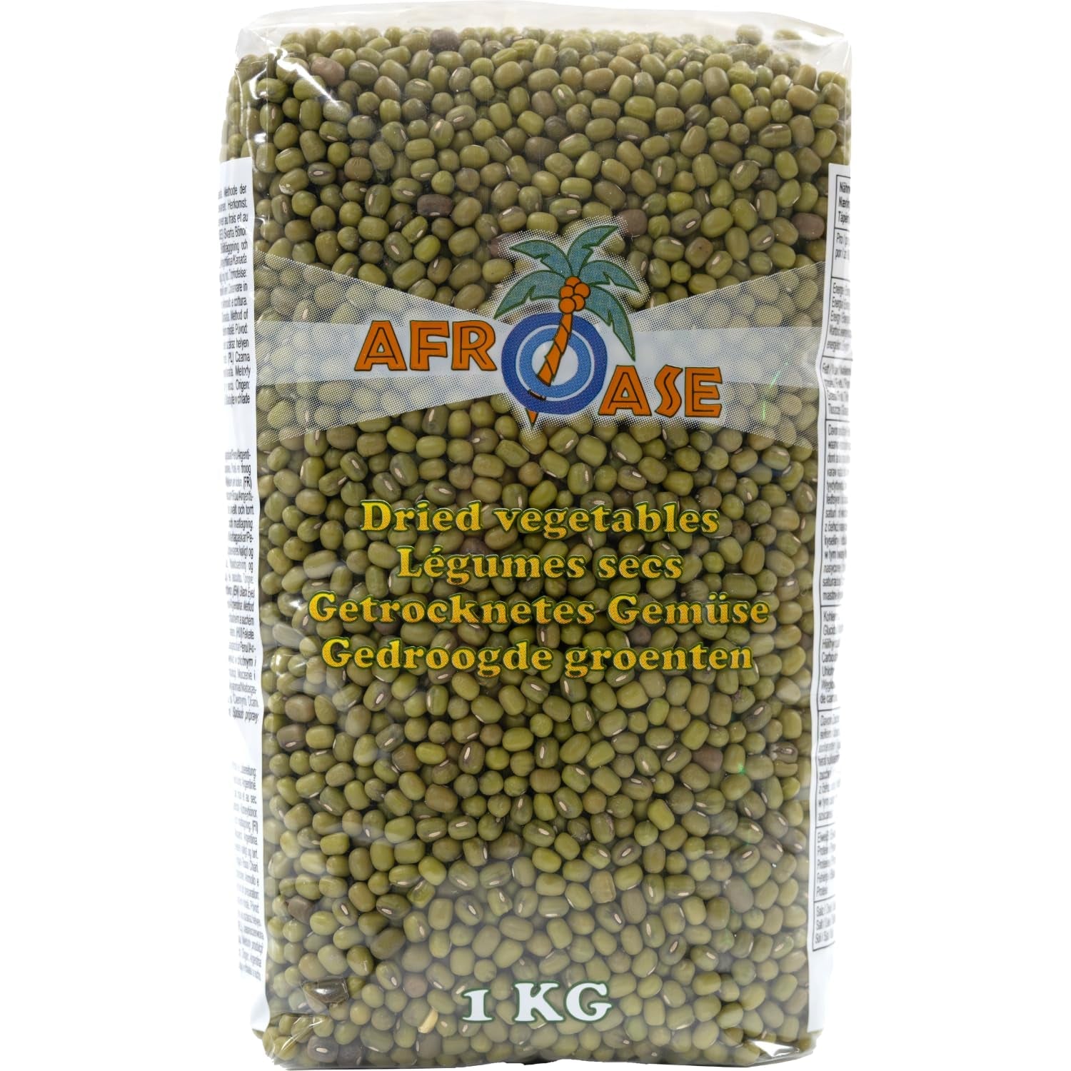 AFROASE - Mung gröna bönor - 1 x 1 kg