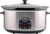 Beper BC.510 Slow Cooker, 280 W, 4,5 liter, keramiskt glas, svart och stål Slow Cooker Naty Shop Standardtitel