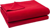 Zoepritz Decke in Der Farbe: Rot, Aus 65% Polyester, 35% Viskos Hergestellt, Grön: 160X200 Cm, 103291-235-160X200