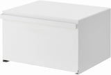 Yamazaki 4352 TOWER Brödkorg, vit, stål, minimalistisk, 40 x 34,5 x 24 cm Matförvaringslådor Naty Shop White One size